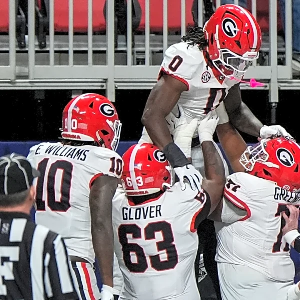 No. 3 Georgia ends No. 10 Alabama's hold on rivalry, beats Crimson Tide 28-7 to win SEC championship