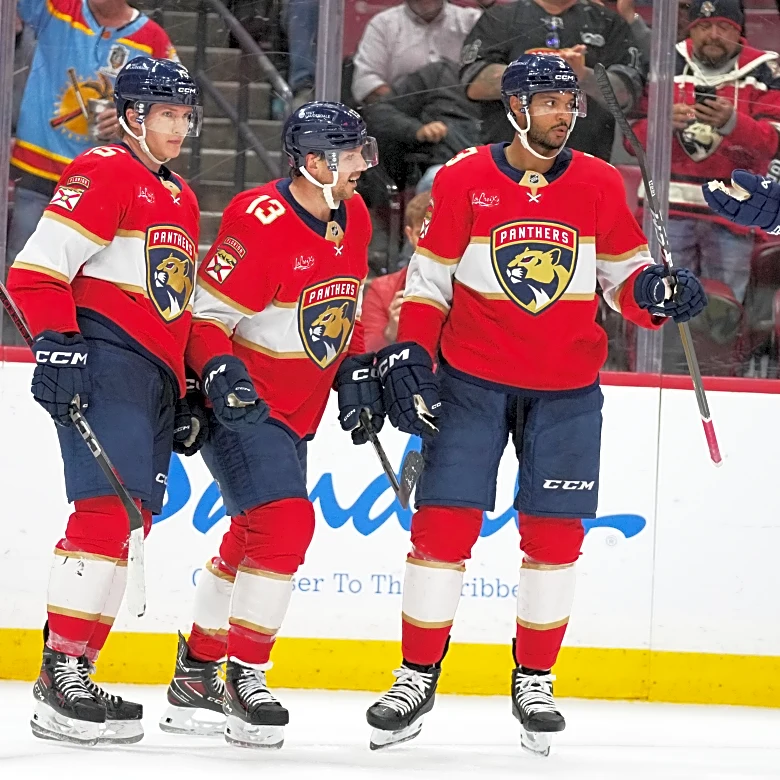 The '6-7' craze has found the Florida Panthers. They celebrated it with a 7-6 win