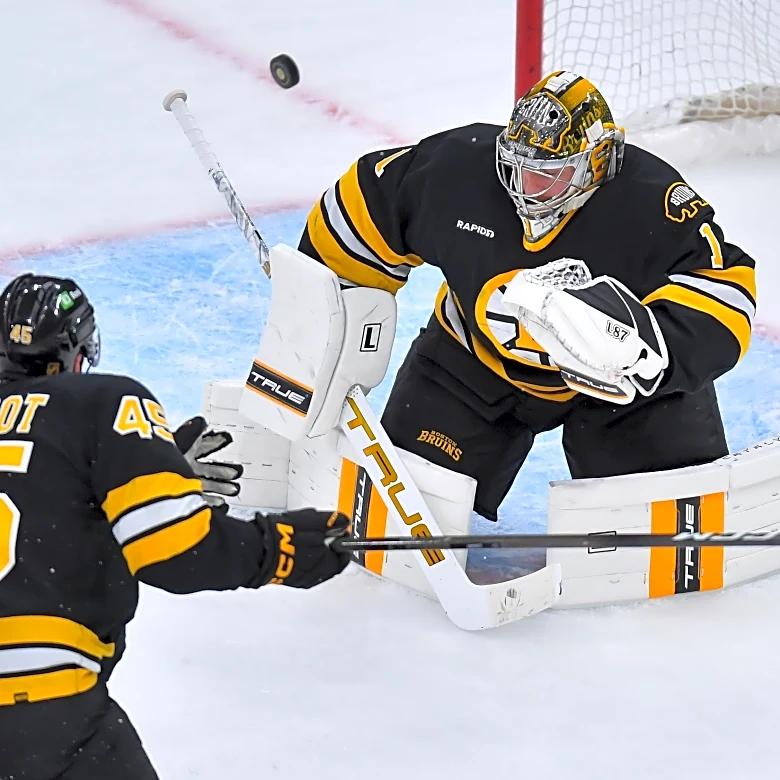 Morgan Geekie scores 22nd goal and Jeremy Swayman stops 29 shots as Bruins beat Devils 4-1