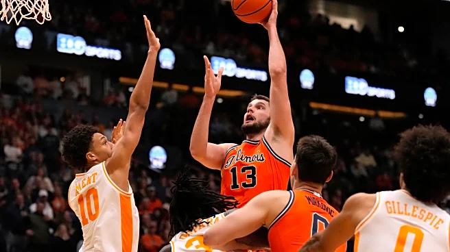 No. 14 Illinois beats No. 13 Tennessee 75-62 in Music City Madness