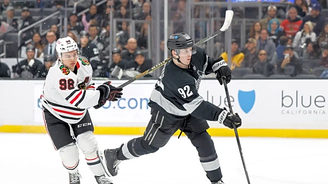 Clarke scores twice, Kuemper makes 23 saves in Kings' 6-0 romp over Blackhawks