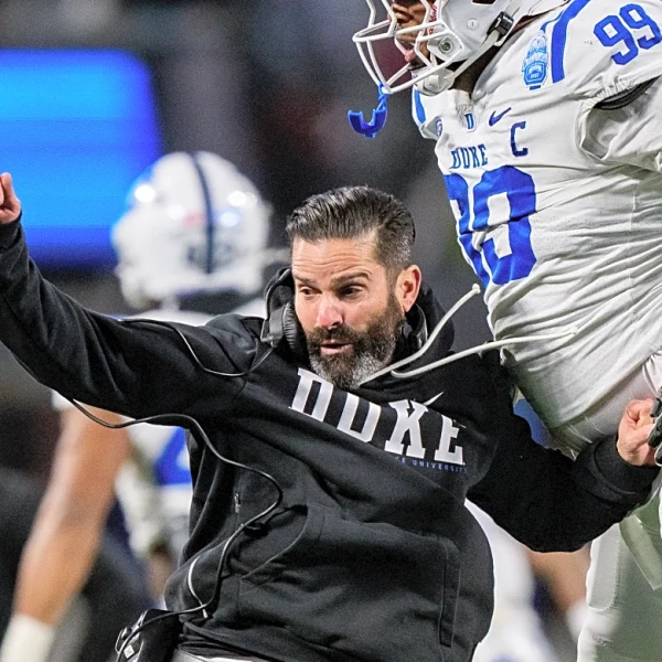 Duke beats No. 16 Virginia 27-20 in overtime for first outright ACC championship since 1962