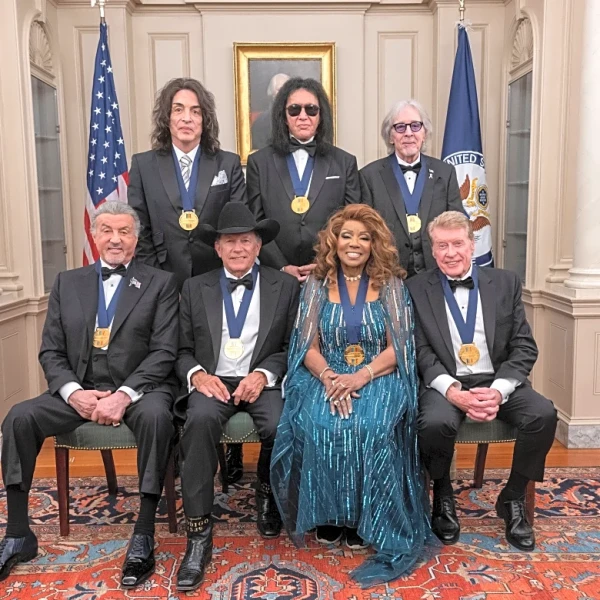 Trump says he's hosting the Kennedy Center Honors recognizing Stallone, Kiss, Gaynor and others