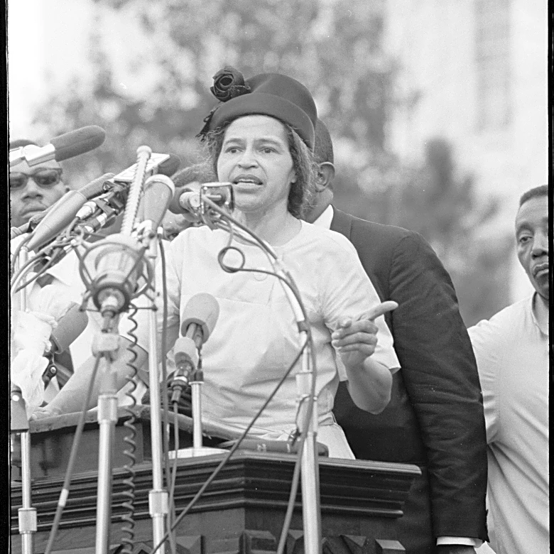 Unseen photos of Rosa Parks return to Montgomery, Alabama, seven decades later