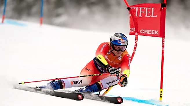 Swiss racer Marco Odermatt takes lead after 1st GS run, goes for 2nd win at Beaver Creek in 4 days