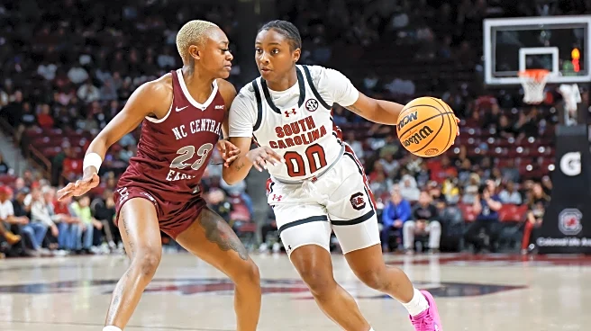 Latson, Edwards lead No. 3 South Carolina to 106-42 win over North Carolina Central