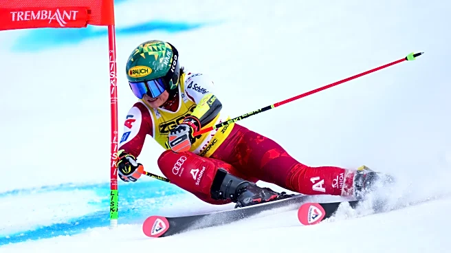 Julia Scheib of Austria uses strong final run to win giant slalom, Mikaela Shiffrin ties for 4th