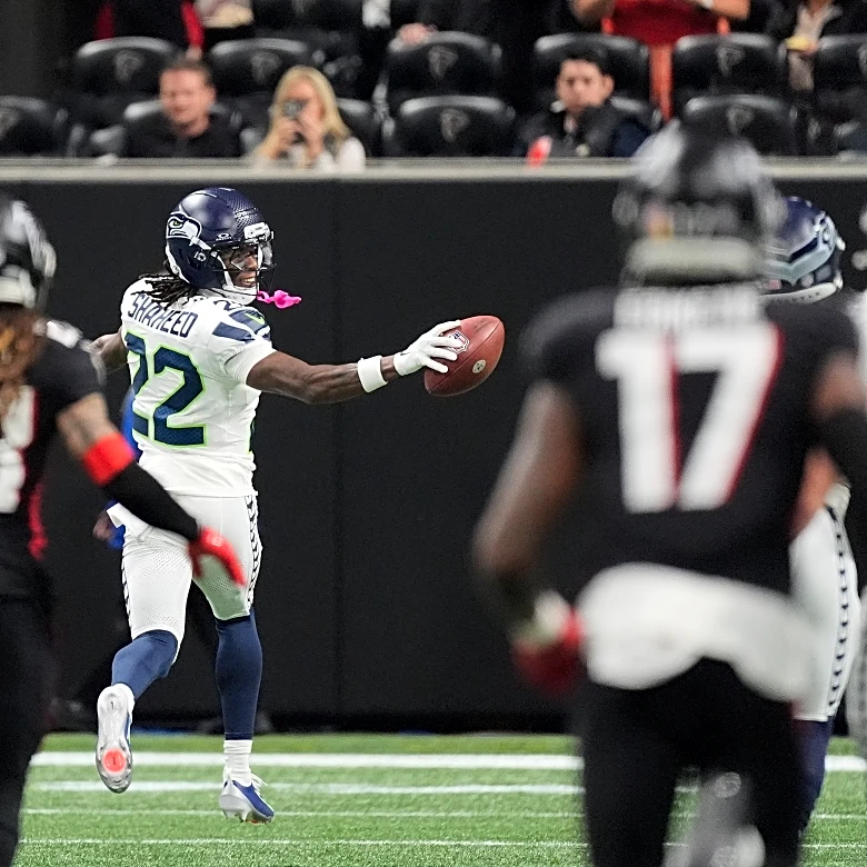 Rashid Shaheed returns kickoff 100 yards for TD and Seahawks blow away hapless Falcons 37-9