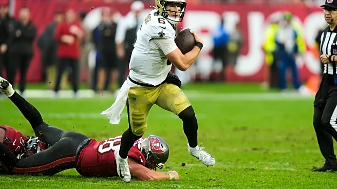 Rookie QB Tyler Shough's 2 TD runs lead Saints to a 24-20 upset of Buccaneers