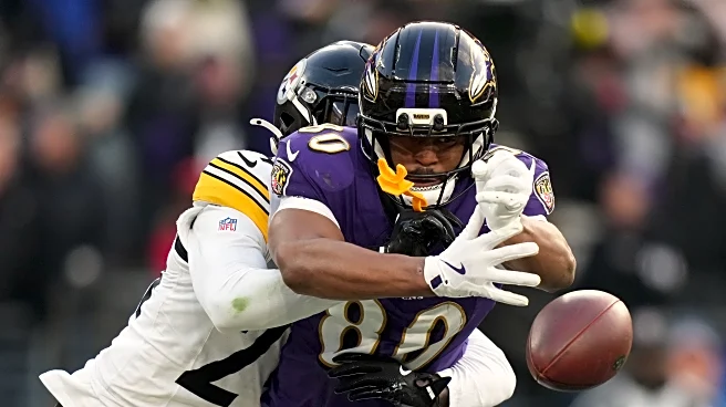Late reversal helps Steelers hold on for 27-22 win over Ravens and sole possession of division lead