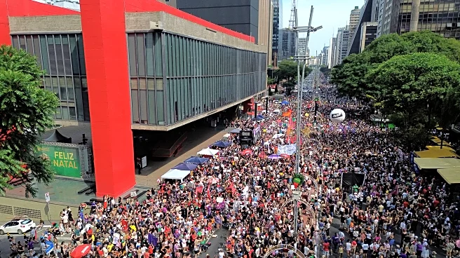 Women protest gender-based violence across Brazil following shocking cases