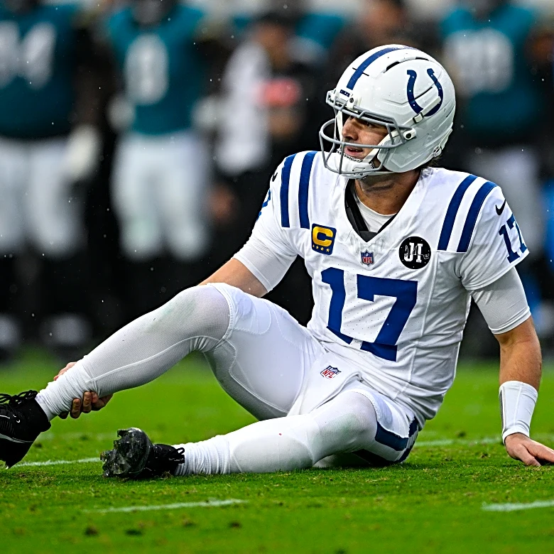Colts QB Daniel Jones could be out for the season with a right Achilles tendon injury