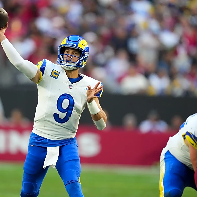 Matthew Stafford and Puka Nacua help Rams stay tied atop NFC West with 45-17 win over Cardinals