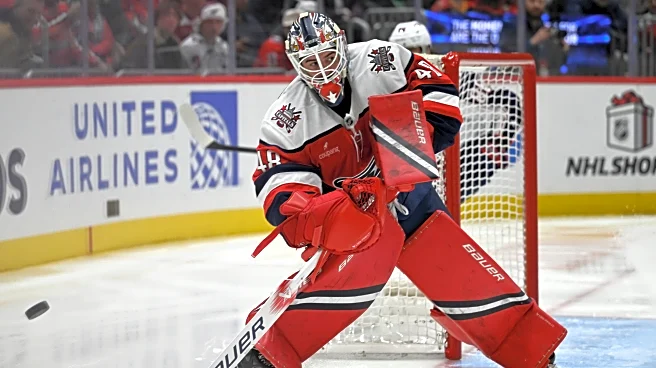 Thompson earns his 100th win as Capitals down Blue Jackets 2-0