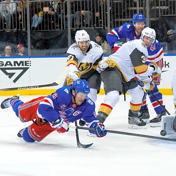 Eichel scores late in OT as Golden Knights beat Rangers 3-2