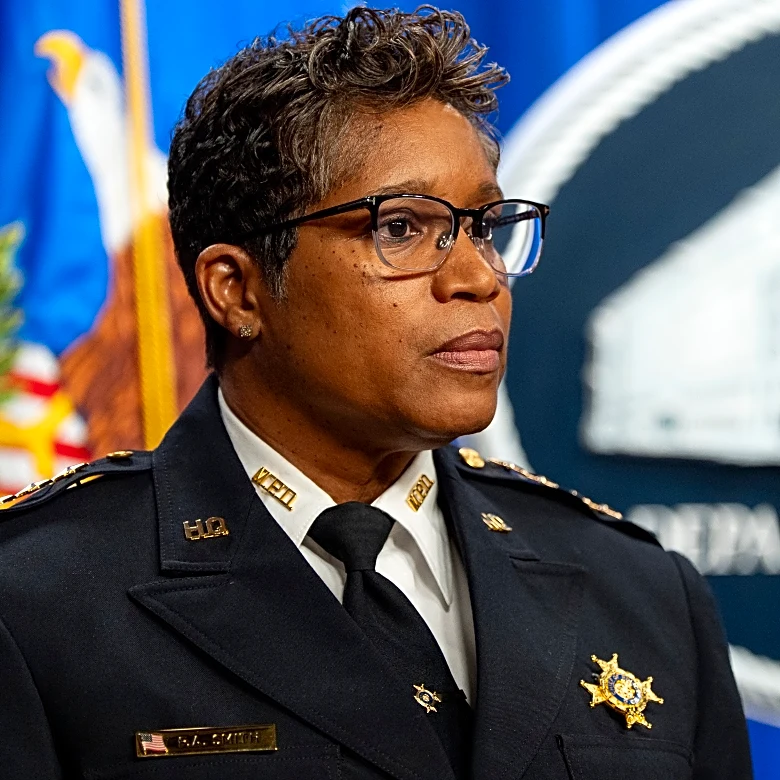 Washington's Mayor Bowser says the city's police chief, Pamela Smith, is stepping down
