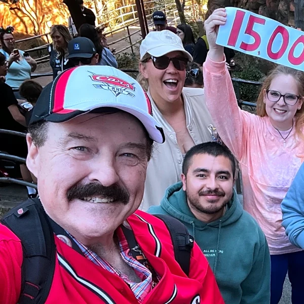 California man marks his 15,000th spin on Disneyland's 'Cars' ride