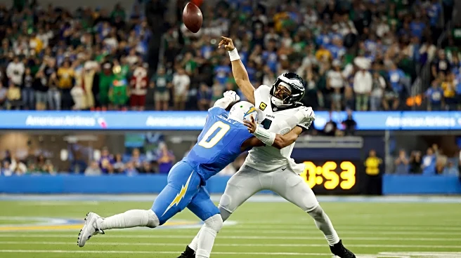 Chargers' Dicker kicks winning field goal, Jefferson's interception seals 22-19 OT win over Eagles