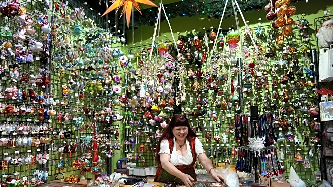 Holiday ornaments decorate life all year long in this Belgian shop