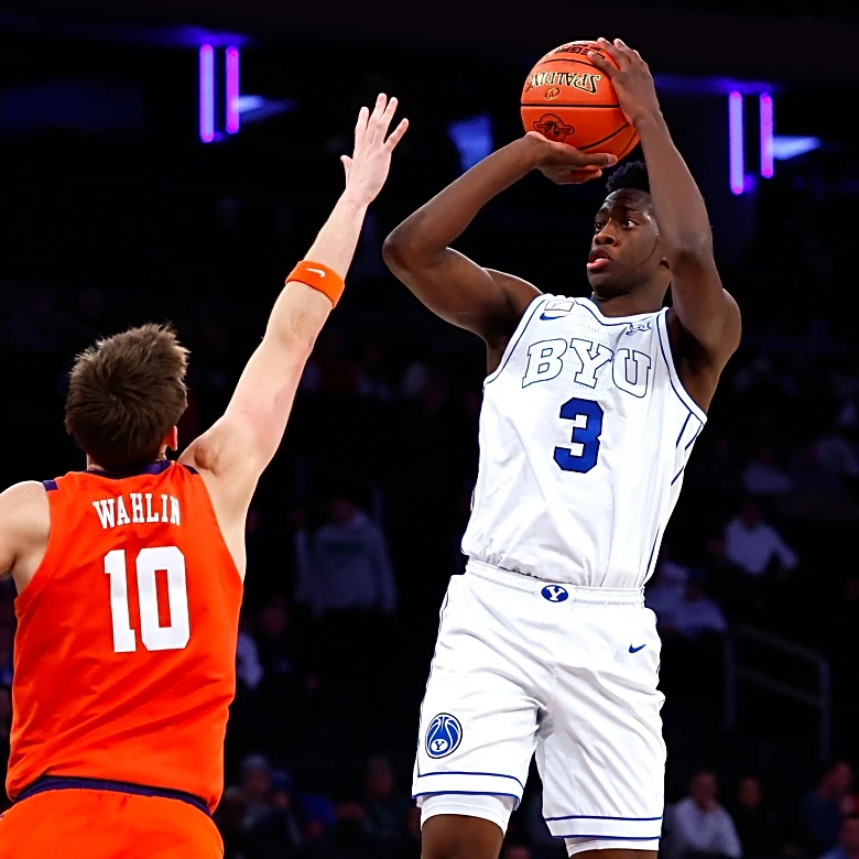 Wright hits game-winning 3, AJ Dybantsa scores 28 as No. 10 BYU beats Clemson 67-60 in Jimmy V