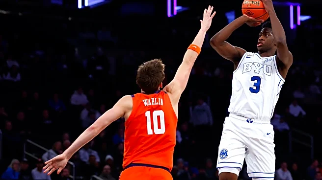 Wright hits game-winning 3, AJ Dybantsa scores 28 as No. 10 BYU beats Clemson 67-60 in Jimmy V