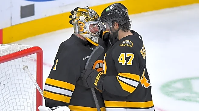 Bruins rally to beat Blues 5-2 with two goals each from Kastelic and Minten