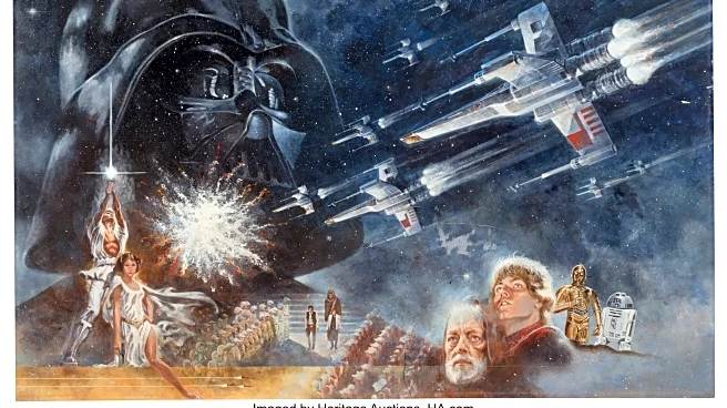 The painting that introduced 'Star Wars' to the world fetches $3.9M at auction