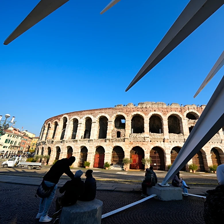 Verona's ancient Roman arena gets a modern facelift for the 2026 Winter Olympic Games