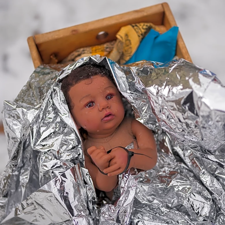 Church nativity scenes add zip ties, gas masks and ICE to protest immigration raids