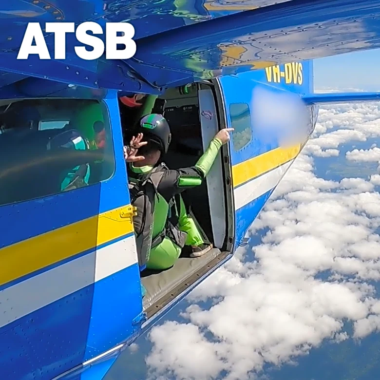 Skydiver dangles at 15,000 feet after parachute catches on plane's tail in Australia