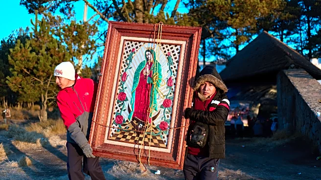 Thousands of devotees flood Mexico City for Virgin of Guadalupe pilgrimage