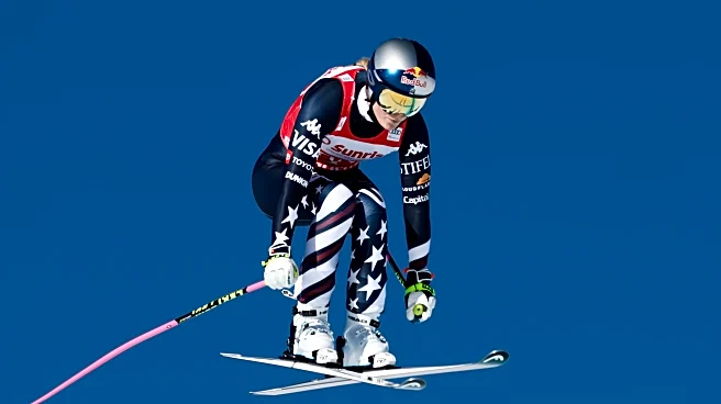 Lindsey Vonn places 2nd in a World Cup downhill a day after becoming oldest winner at age 41