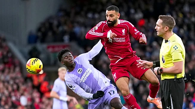 Salah comes on as early sub and gets an assist for Liverpool against Brighton after recall