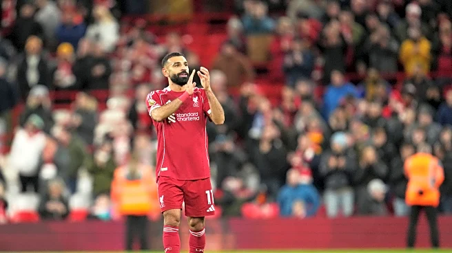 Slot says 'no issue' with Salah after Egypt star recalled for Liverpool win