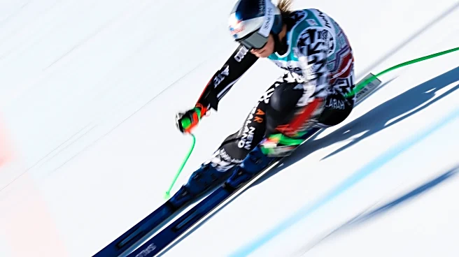 New Zealand skier Alice Robinson leads World Cup super-G; Lindsey Vonn 4th