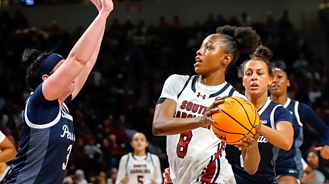 Edwards' career-high 29 points lead No. 3 South Carolina to 95-55 win over Penn State