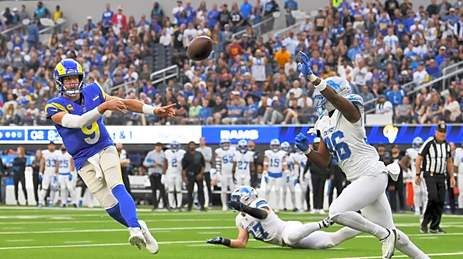 Matthew Stafford rallies Rams to 41-34 victory over Lions, clinching another playoff berth