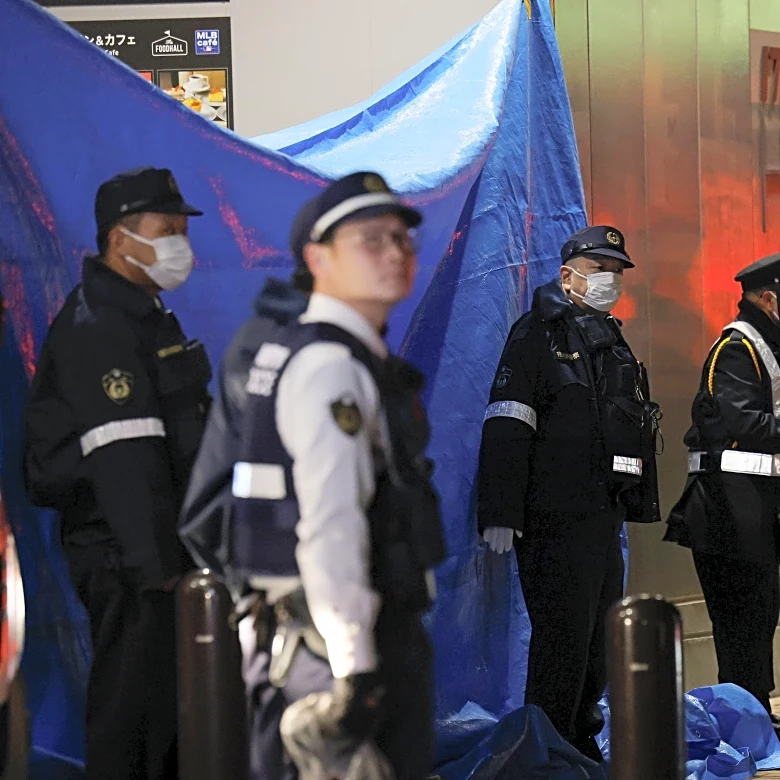 Police in Japan arrest a suspect in stabbing at an entertainment complex