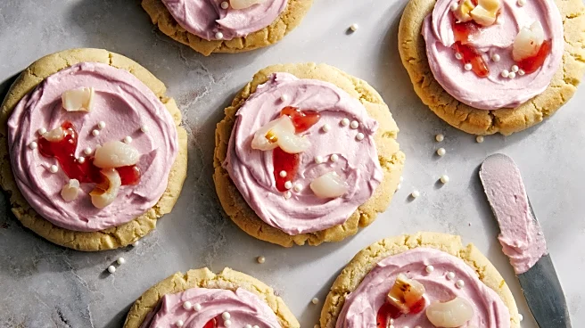 Indulge in lychee-frosted sugar cookies with citrus notes and buttercream
