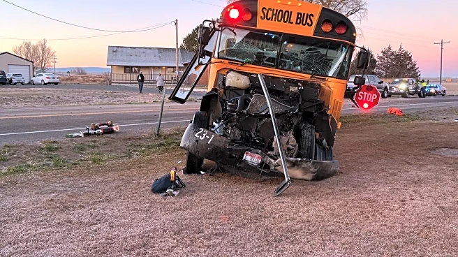 School buses crash in Idaho with several kids hurt, including 1 flown to hospital