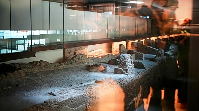 Rome opens long-awaited Colosseum subway station, with displays of unearthed artifacts