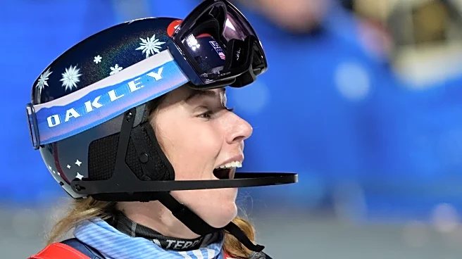 Mikaela Shiffrin wins 4th straight slalom of the Olympic season as rivals falter in night race