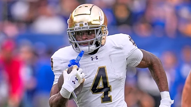 Notre Dame running back Jeremiyah Love announces he's entering NFL draft