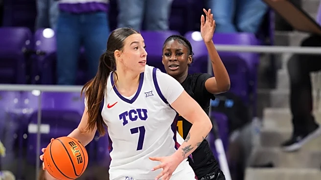 Olivia Miles has 3rd straight triple-double, and Marta Suarez her 1st as No. 9 TCU beats Pine Bluff