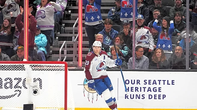 MacKinnon has two goals and an assist as Avalanche beat Kraken 5-3