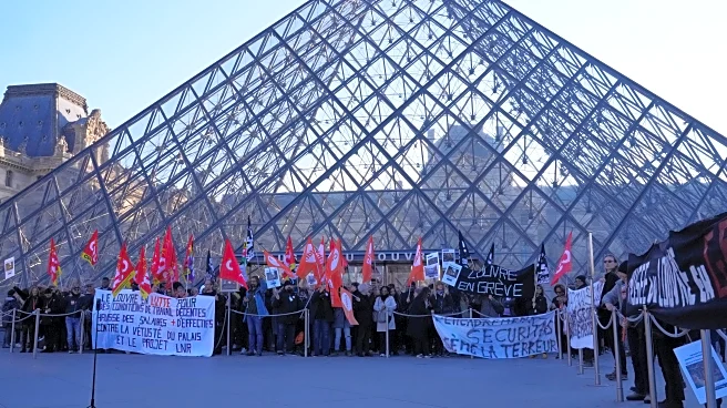 Louvre workers vote to extend a strike as security scrutiny intensifies