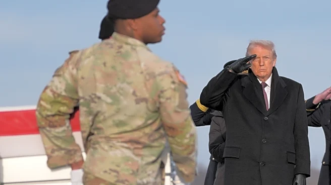 Trump pays respects to 2 Iowa National Guardsmen and interpreter killed in Syria as they return home