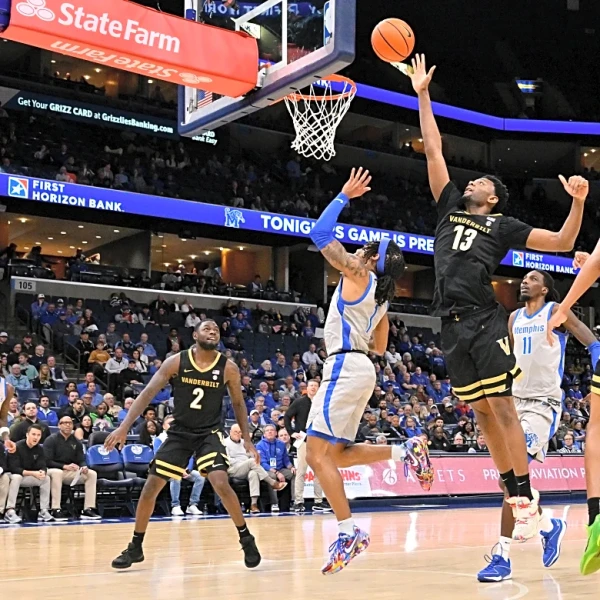 Duke Miles scores 22 points as No. 13 Vanderbilt beats Memphis 77-70 in OT