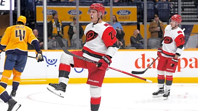 Aho's two goals, assist lead Hurricanes over Predators 4-1