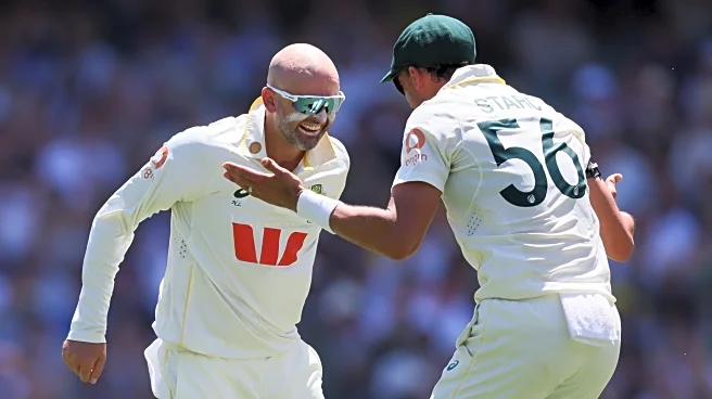 Lyon moves to second on Australia's all-time bowling list as England struggles in 3rd Ashes test